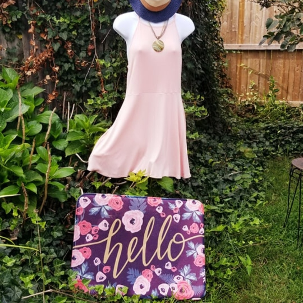 Peachy-Pink Dream Scheme Forever 21 DRESS - Picture 2 of 8